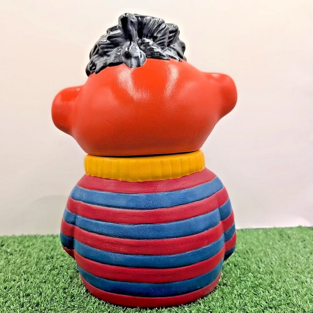 Vintage Sesame Street ERNIE Ceramic Cookie Jar Jim Henson Muppets Inc - Classic